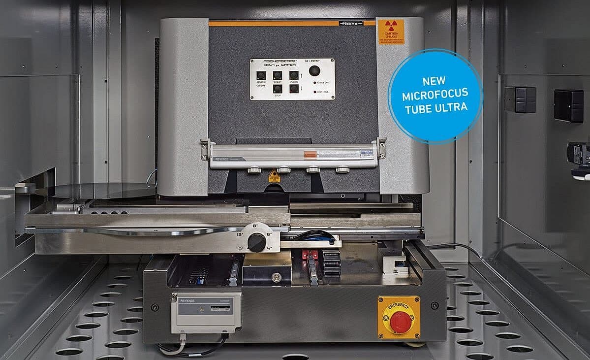 With the microfocus tube Ultra, the excitation intensity is significantly increased. This ensures even better measuring performance with smallest measuring spots.