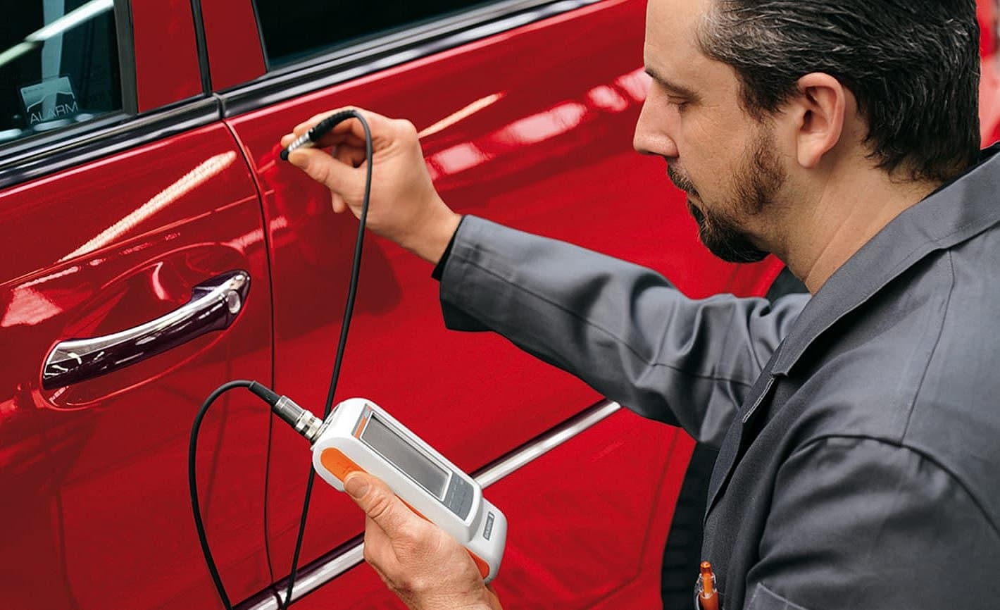 Use the handheld devices for measuring e. g. paint coatings. KTL coatings can be determined easily and with high precision.